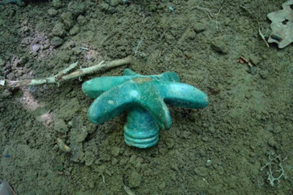 La cabeza de maza de bronce, que se encuentra cerca de Dukla. Fuente: Zawiadowca Historii / Fair Use.