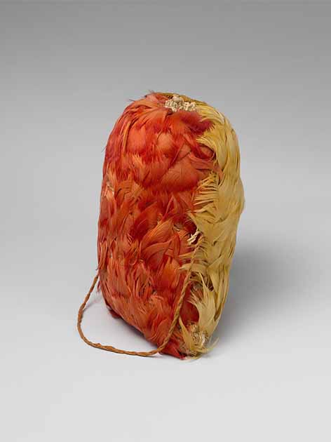 Un bolso inca hecho de algodón y plumas, siglo XV - principios del XVI, Perú. (Museo Metropolitano de Arte / Dominio Público)