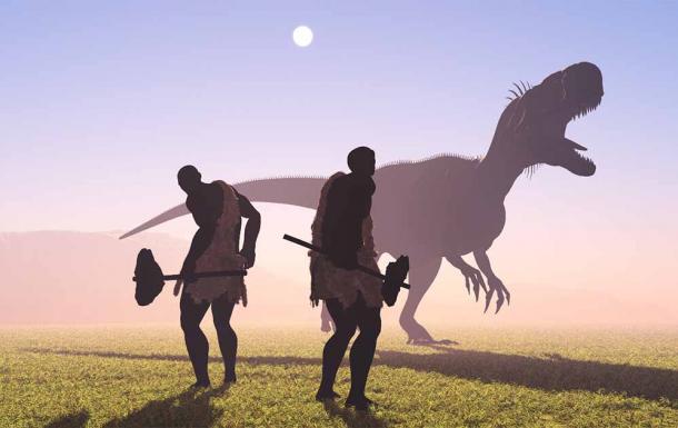 Algunos estudiosos argumentaron que los humanos arcaicos y los dinosaurios coexistieron durante un tiempo. (Kovalenko I / Adobe Stock)