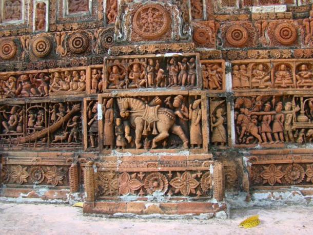 El Templo Kantaji en Bangladesh, un templo hindú tardío que sin duda desempeñó un papel en el ascenso de los antiguos bengalíes indios como una fuerza primaria en el budismo, que es una rama del hinduismo. (Shahnoor Habib Munmun / CC BY 3.0)