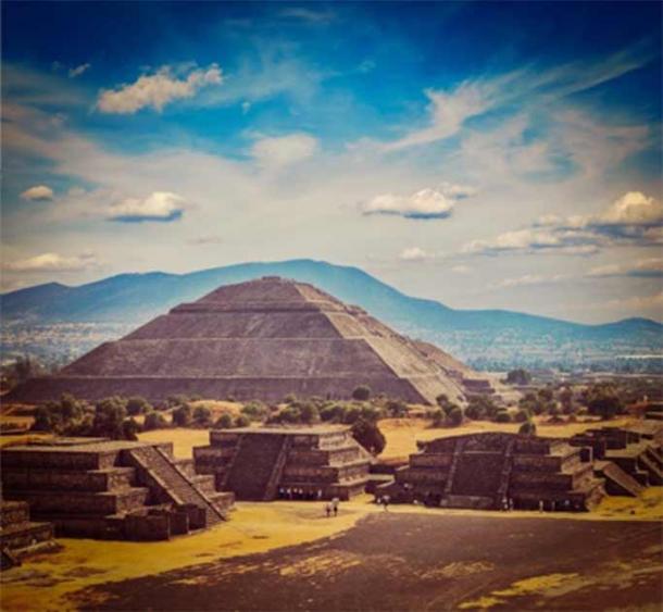 Se dice que Siyaj K’ak ’proviene de Teotihuacan, visto aquí. (Dmitry Rukhlenko / Adobe Stock)