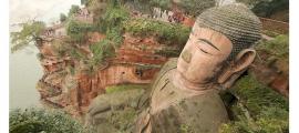 El gran Buda de Leshan es la estatua de Buda tallada en piedra más grande del mundo
